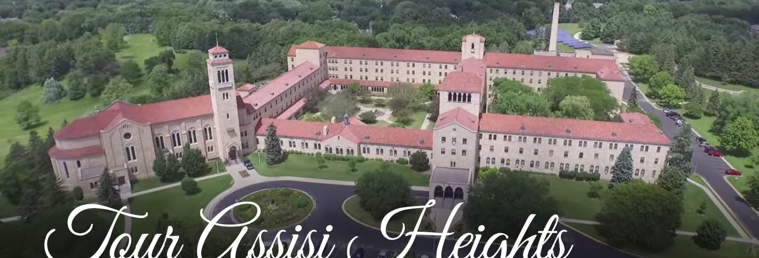 Tour Assisi Heights Arial Shot