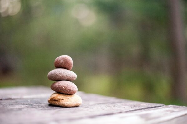 Rock cairn.